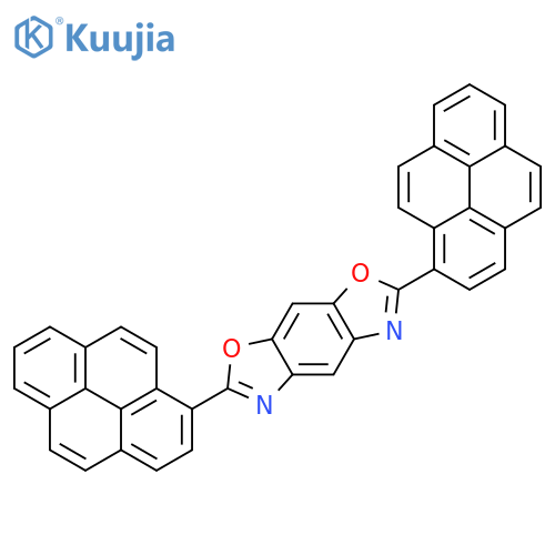 Benzo[1,2-d:5,4-d']bisoxazole, 2,6-di-1-pyrenyl- structure