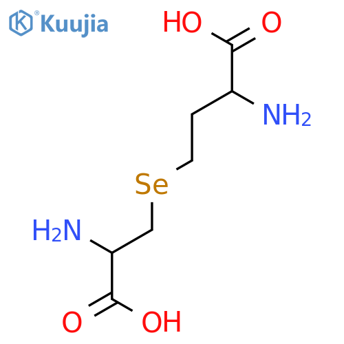 Butanoic acid,2-amino-4-[(2-amino-2-carboxyethyl)seleno]- structure