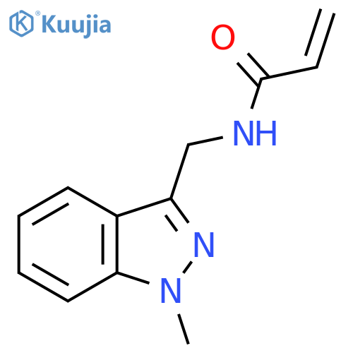 2-Propenamide, N-[(1-methyl-1H-indazol-3-yl)methyl]- structure