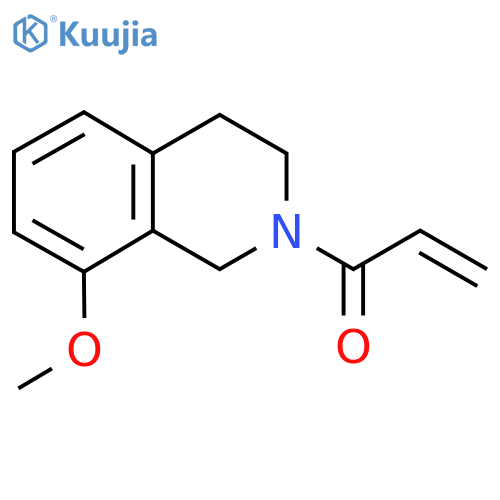 1-(8-Methoxy-3,4-dihydro-1H-isoquinolin-2-yl)prop-2-en-1-one structure