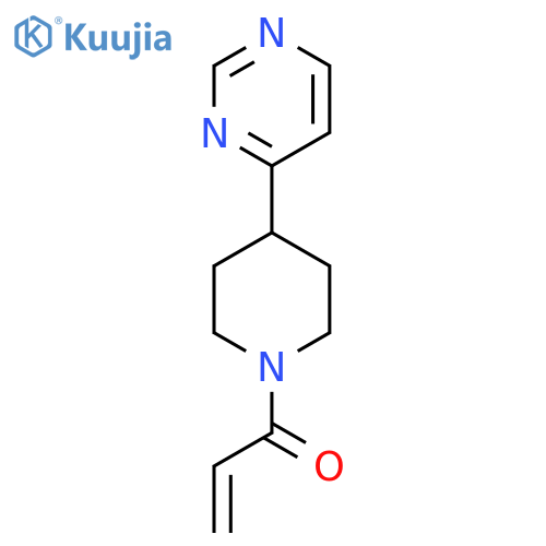 1-(4-Pyrimidin-4-ylpiperidin-1-yl)prop-2-en-1-one structure