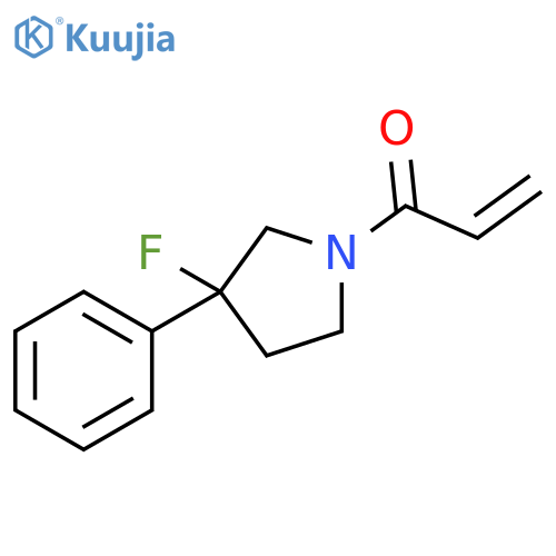 1-(3-Fluoro-3-phenyl-1-pyrrolidinyl)-2-propen-1-one structure
