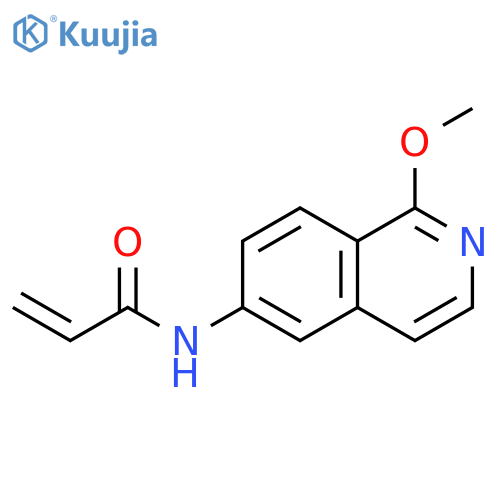 N-(1-Methoxy-6-isoquinolinyl)-2-propenamide structure