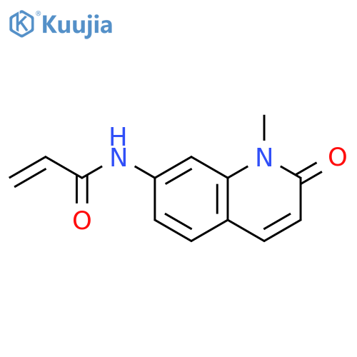 N-(1,2-Dihydro-1-methyl-2-oxo-7-quinolinyl)-2-propenamide structure