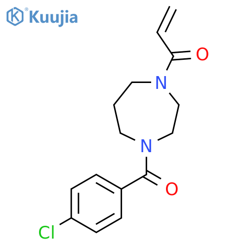 1-[4-(4-Chlorobenzoyl)-1,4-diazepan-1-yl]prop-2-en-1-one structure