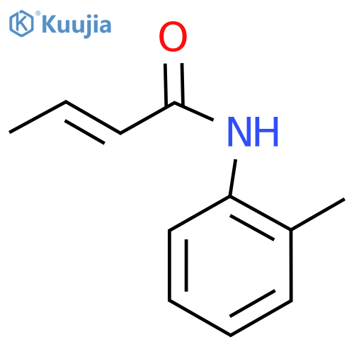 (2E)-N-(2-Methylphenyl)-2-butenamide structure