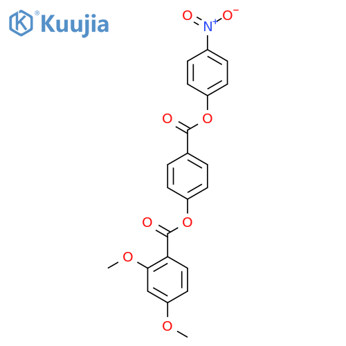 4-((4-Nitrophenoxy)carbonyl)phenyl 2,4-dimethoxybenzoate structure