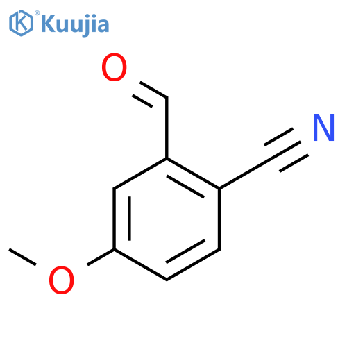 2-formyl-4-methoxybenzonitrile structure
