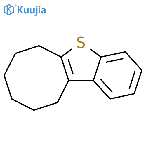 Benzo[b]cycloocta[d]thiophene,6,7,8,9,10,11-hexahydro- structure