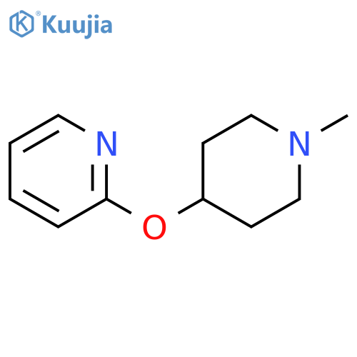 2-(1-methylpiperidin-4-yl)oxypyridine structure