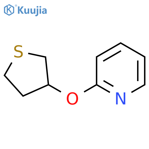 2-(Thiolan-3-yloxy)pyridine structure