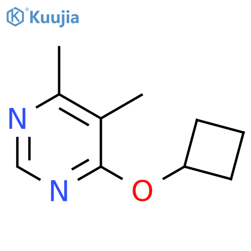 4-cyclobutoxy-5,6-dimethylpyrimidine structure