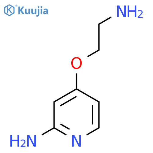 4-(2-Aminoethoxy)pyridin-2-amine structure