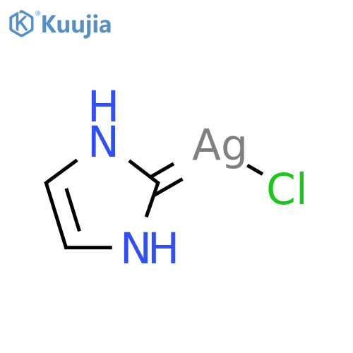 Silver, chloro(1,3-dihydro-2H-imidazol-2-ylidene)- structure