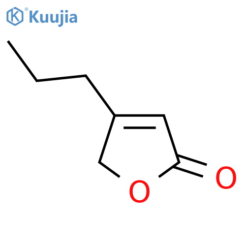 2(5H)-Furanone, 4-propyl- structure