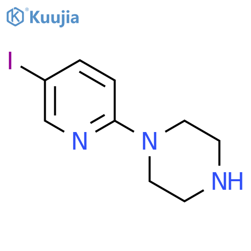 1-(5-Iodo-pyridin-2-yl)-piperazine structure