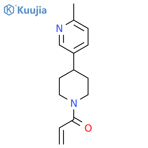 1-[4-(6-Methylpyridin-3-yl)piperidin-1-yl]prop-2-en-1-one structure