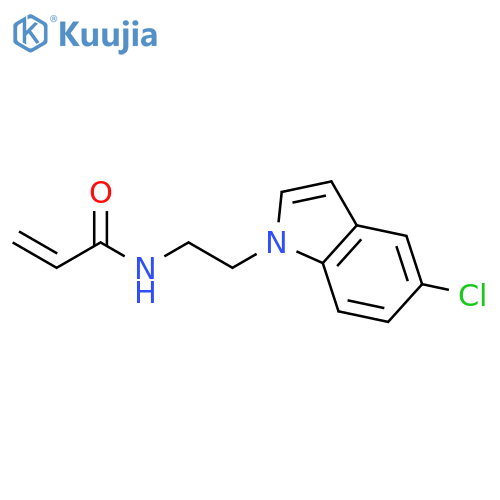 N-[2-(5-Chloro-1H-indol-1-yl)ethyl]-2-propenamide structure