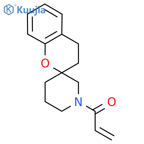 1-{3,4-dihydrospiro1-benzopyran-2,3'-piperidine-1'-yl}prop-2-en-1-one structure