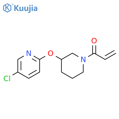 1-[3-[(5-Chloro-2-pyridinyl)oxy]-1-piperidinyl]-2-propen-1-one structure