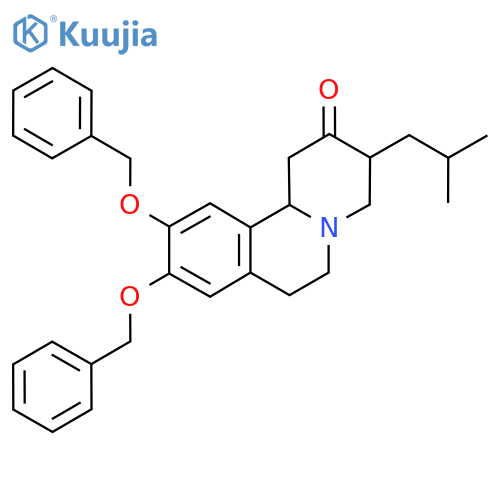 9,10-Bis(benzyloxy)-3-isobutyl-3,4,6,7-tetrahydro-1H-pyrido[2,1-a]isoquinolin-2(11bH)-one structure