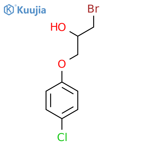 2-Propanol, 1-bromo-3-(4-chlorophenoxy)- structure