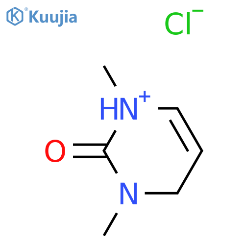 Pyrimidinium, 2,3-dihydro-1,3-dimethyl-2-oxo-, chloride structure