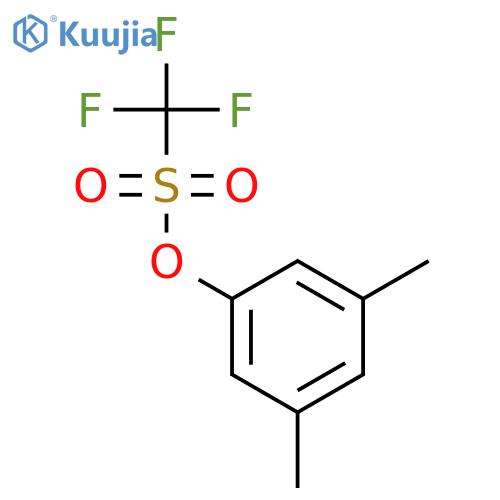 trifluoromethanesulfonic acid 3,5-dimethylphenyl ester structure