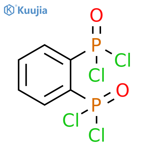 Phosphonic dichloride, 1,2-phenylenebis- (9CI) structure