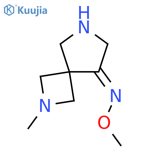 (E)-N-methoxy-2-methyl-2,7-diazaspiro[3.4]octan-5-imine structure