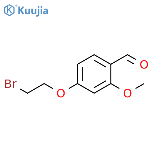 Benzaldehyde, 4-(2-bromoethoxy)-2-methoxy- structure