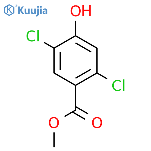 Benzoic acid, 2,5-dichloro-4-hydroxy-, methyl ester structure