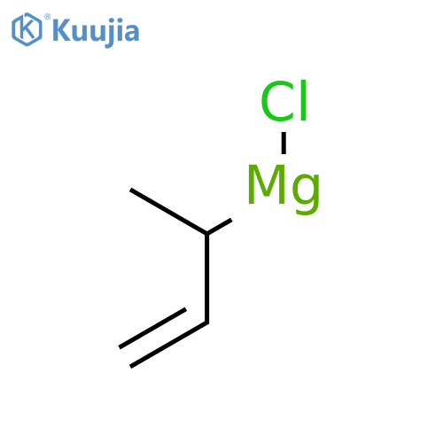 Magnesium,chloro(1-methyl-2-propen-1-yl)- structure