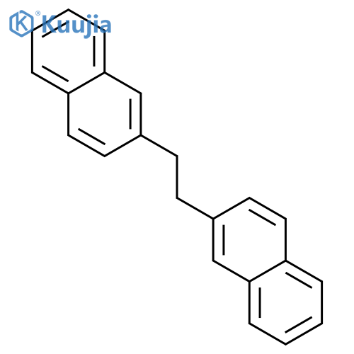 Naphthalene, 2,2'-(1,2-ethanediyl)bis- structure