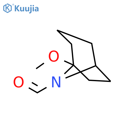 1-methoxy-8-Azabicyclo[3.2.1]octane-8-carboxaldehyde structure