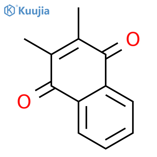 2,3-dimethyl-1,4-dihydronaphthalene-1,4-dione structure