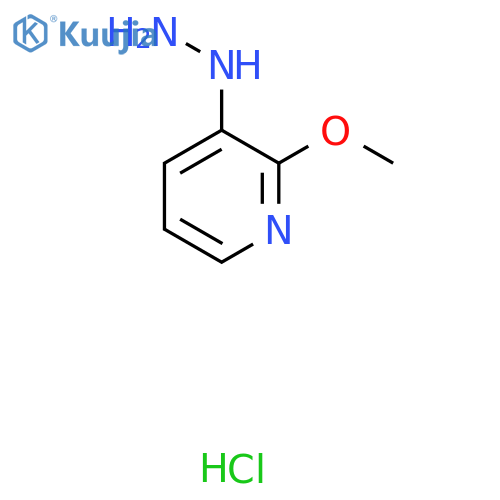 3-Hydrazinyl-2-methoxypyridine hydrochloride structure