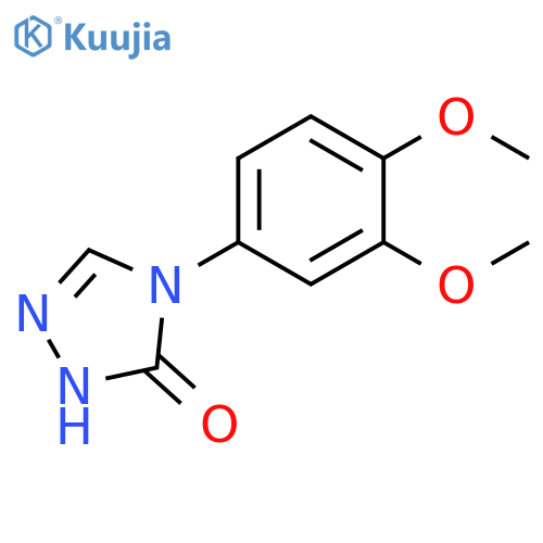 4-(3,4-Dimethoxyphenyl)-2,4-dihydro-3H-1,2,4-triazol-3-one structure