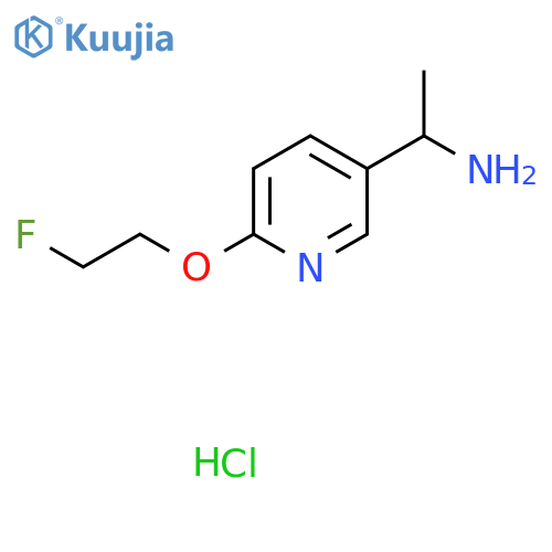 1-[6-(2-Fluoroethoxy)-pyridin-3-yl]-ethylamine hydrochloride structure