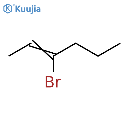 3-Bromohex-2-ene structure
