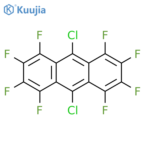 9,10-Dichlorooctafluoroanthracene structure