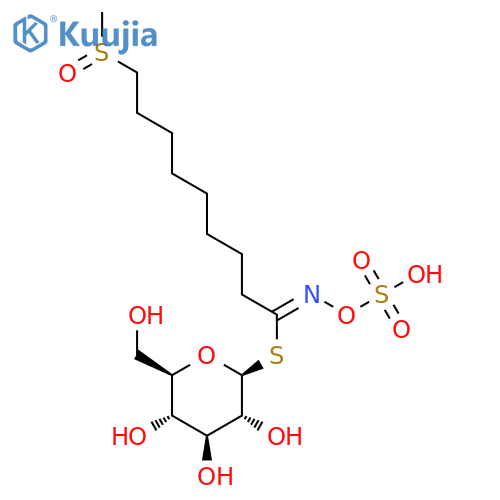 9-(Methylsulfinyl)-N-(sulfooxy)nonanimidothioic acid S-(β-D-glucopyranosyl) ester structure