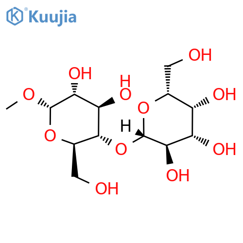 Methyl α-D-lactoside structure