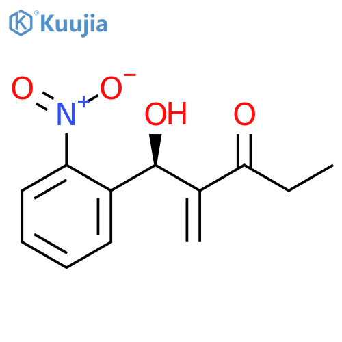 1-Penten-3-one, 2-[(R)-hydroxy(2-nitrophenyl)methyl]- structure