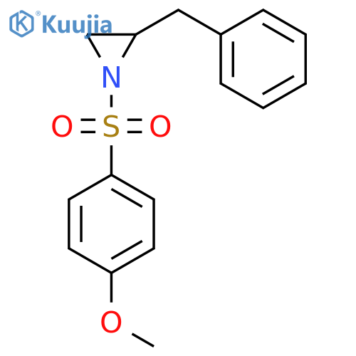 (2S)-2-benzyl-1-(4-methoxyphenyl)sulfonylaziridine structure