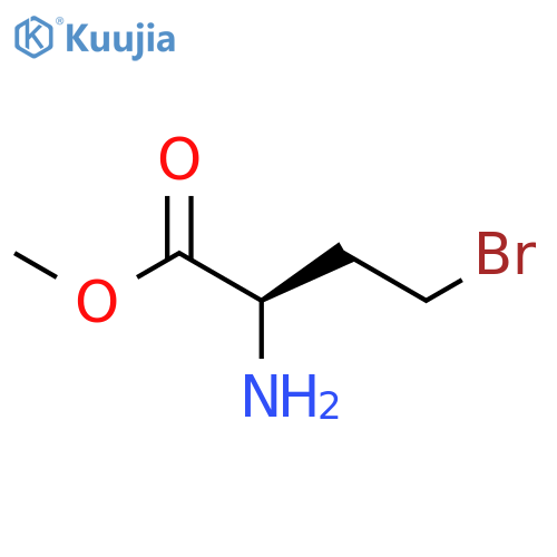 Butanoic acid,2-amino-4-bromo-, methyl ester, (2R)- structure