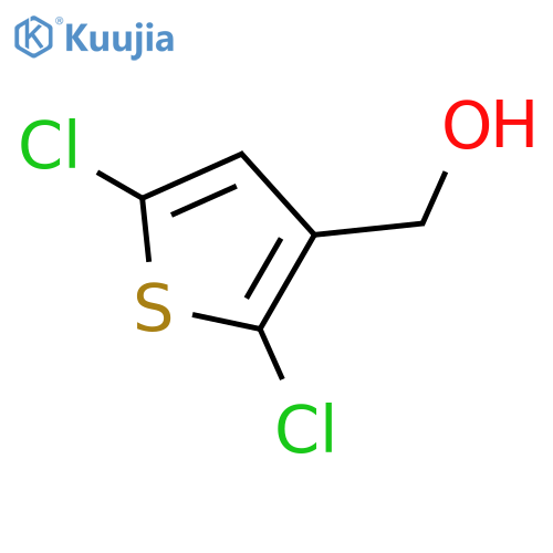 (2,5-dichlorothiophen-3-yl)methanol structure