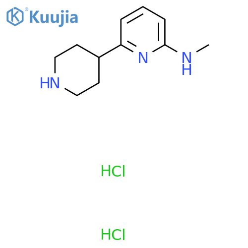 N-Methyl-6-(piperidin-4-yl)pyridin-2-amine dihydrochloride structure