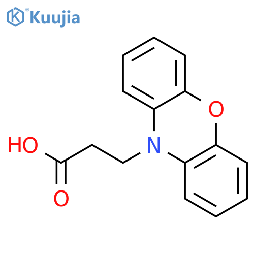 10H-Phenoxazine-10-propanoic acid structure