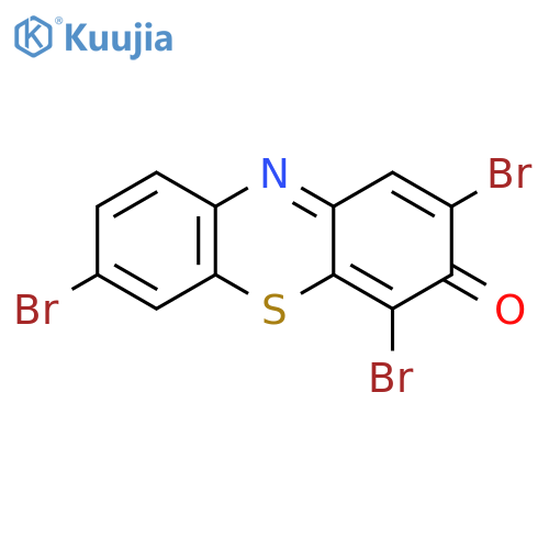 3H-Phenothiazin-3-one, 2,4,7-tribromo- structure